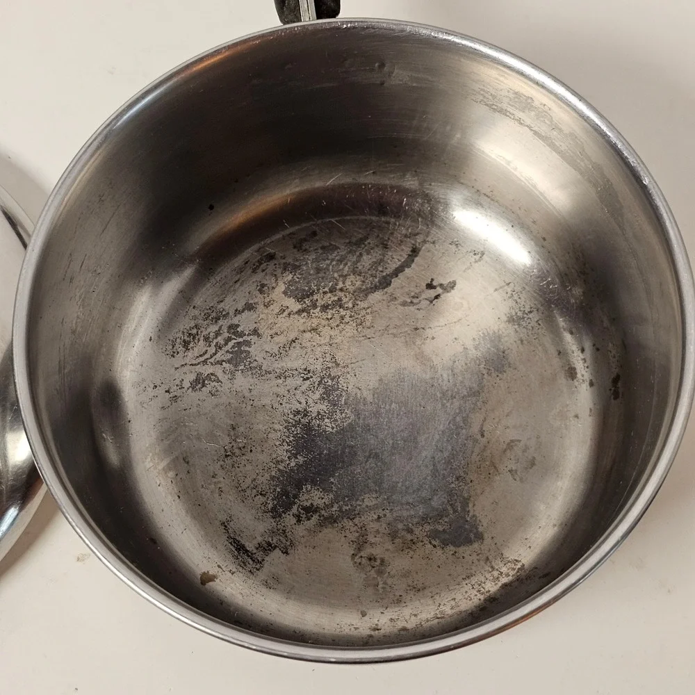 Revere Ware Pre 1968 3/4 Qt‎ Saucepan Copper Clad Bottom Stainless Steel Pot Lid